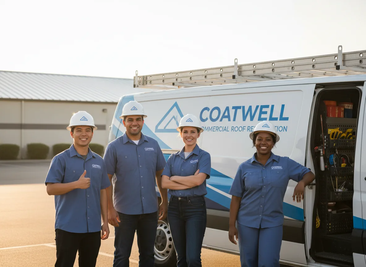 Commercial roof coating company in Volga, WV